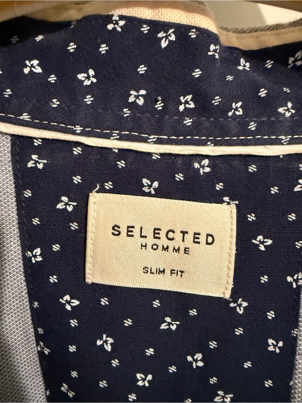 Blue Button Up - Picture 2 of 3